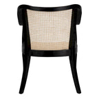 Sedia da pranzo Olar in canna - 23,6 x 23,8 x 32,7 - 24Lx24Px33A