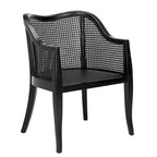Sedia da pranzo Olar in canna - 23,6 x 23,8 x 32,7 - 24Lx24Px33A