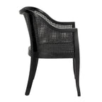 Sedia da pranzo Olar in canna - 23,6 x 23,8 x 32,7 - 24Lx24Px33A