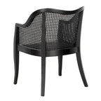 Sedia da pranzo Olar in canna - 23,6 x 23,8 x 32,7 - 24Lx24Px33A