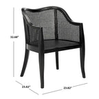Sedia da pranzo Olar in canna - 23,6 x 23,8 x 32,7 - 24Lx24Px33A