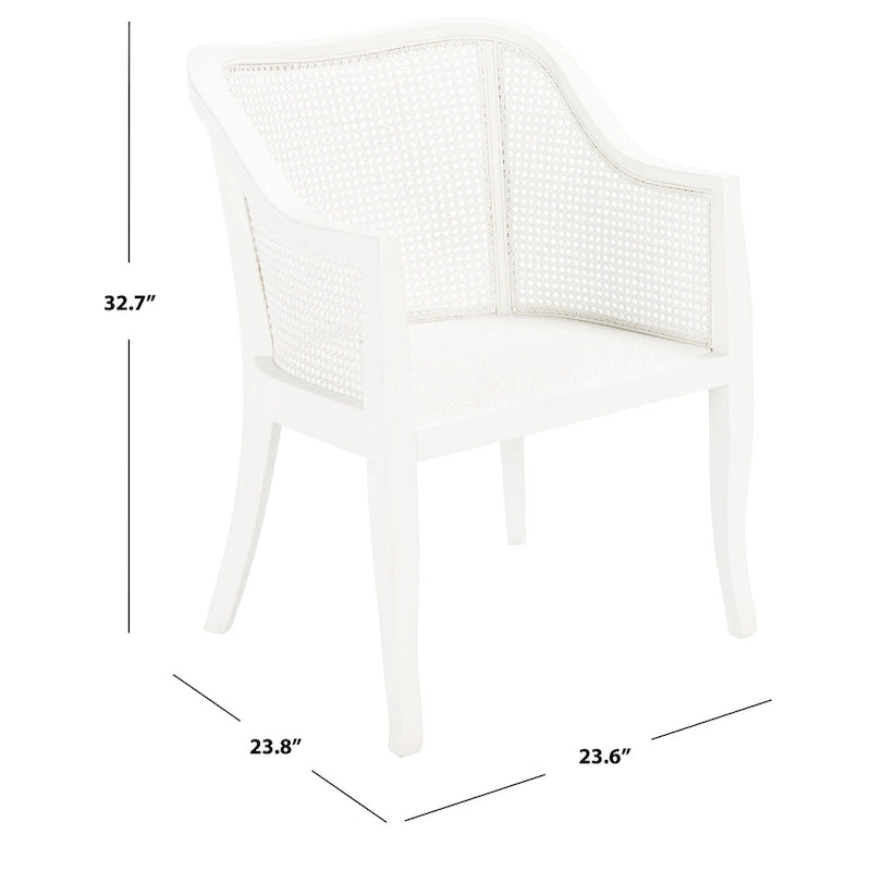 Sedia da pranzo Olar in canna - 23,6 x 23,8 x 32,7 - 24Lx24Px33A