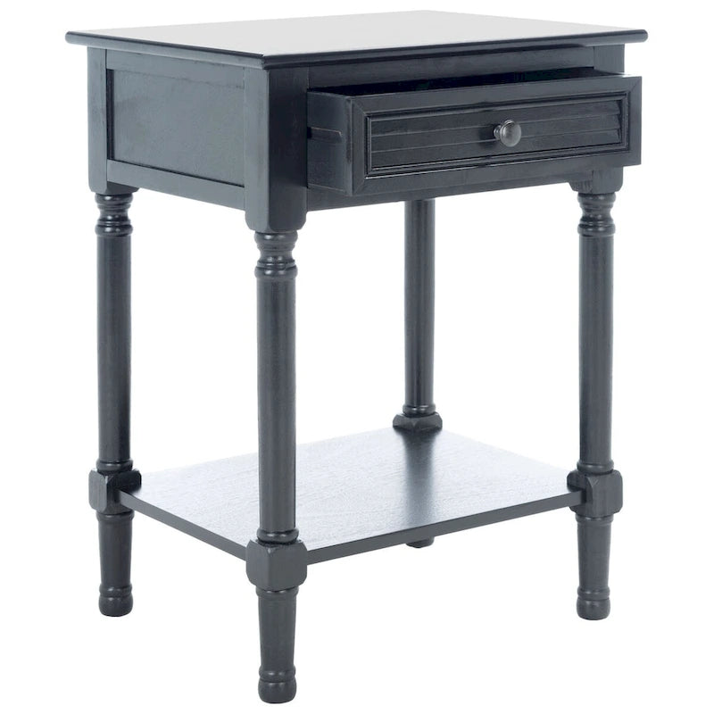 Comodino con 1 cassetto e ripiano inferiore Eleanore - 19 L x 15,8 P x 26 H - 19Lx16Px26H