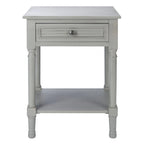 Comodino con 1 cassetto e ripiano inferiore Eleanore - 19 L x 15,8 P x 26 H - 19Lx16Px26H