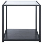 Arminta Tavolino Quadrato con Ripiano Inferiore - 19,7 L x 19,7 P x 19,7 A - 20Lx20Px20A