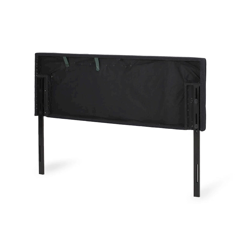 Testiera letto Mid-Century per letto king size, testiera letto imbottita con bottoni (solo testiera)