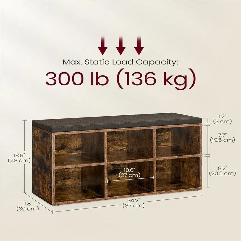 Organizzatore Porta Scarpe - 11.8P x 34.2L x 18.9A