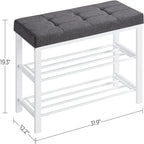 Scarpiera a 3 livelli per ingresso - 12,2P x 31,9L x 19,3A