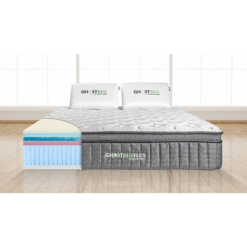 Materasso in Memory Foam Flex Hybrid a media rigidità da 13 pollici
