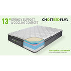 Materasso in Memory Foam Flex Hybrid a media rigidità da 13 pollici