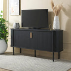 Credenza/Mobile multimediale Home Tealla 2 con ante a serrandina - 63Lx18Px32A