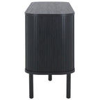 Credenza/Mobile multimediale Home Tealla 2 con ante a serrandina - 63Lx18Px32A