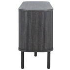 Credenza/Mobile multimediale Home Tealla 2 con ante a serrandina - 63Lx18Px32A