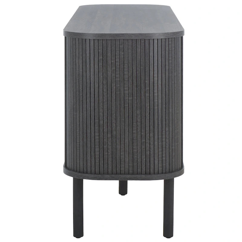 Credenza/Mobile multimediale Home Tealla 2 con ante a serrandina - 63Lx18Px32A